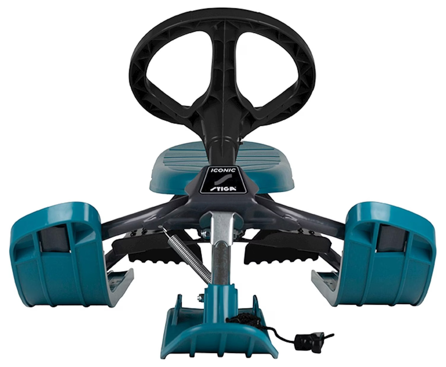 Schlitten SNOWRACER ICONIC BIO graphite grey/aqua STIGA® Rennrodel
