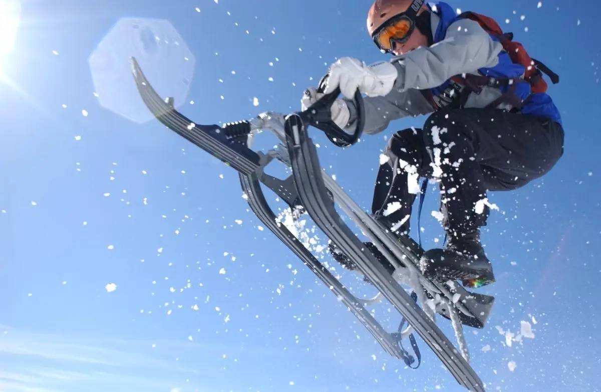 Rennschlitten STIGA Snowracer King Size, action shot