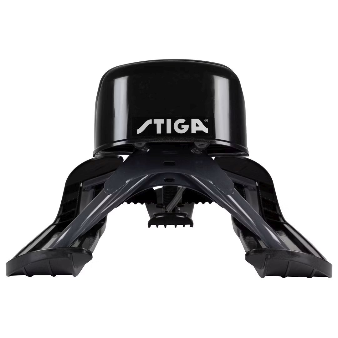 Schlitten SNOWRACER King Size GT Grey/Black, STIGA® Rennrodel für 2